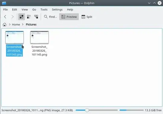 Image: sample of the servicemenu action