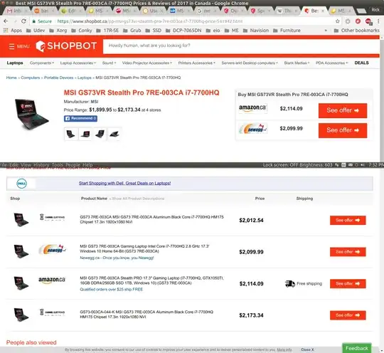 Shop Bot Misleading Prices