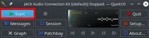 Photo of the computer and external display