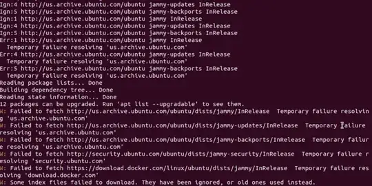 screenshot of terminal running apt update, part 2