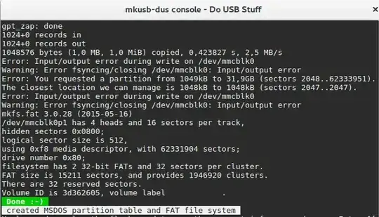 mkusb log - 1