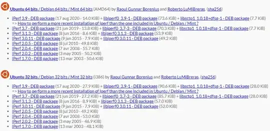 iperf ubuntu deb files