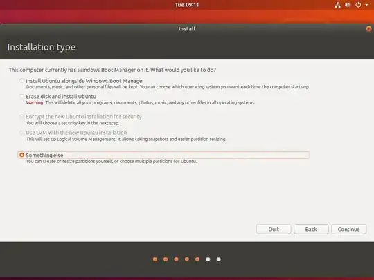 Install Alongside Windows Boot Manager