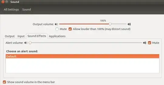 mute screenshot sound in ubuntu