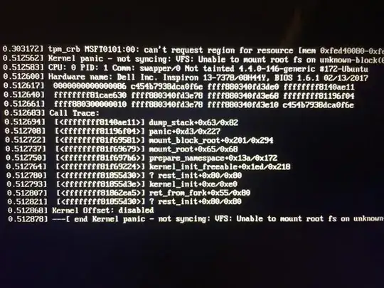 Kernel panic booting 4.4.0.146