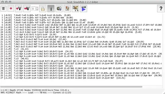 stockfish UCI analysis output