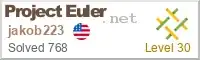 Project Euler profile