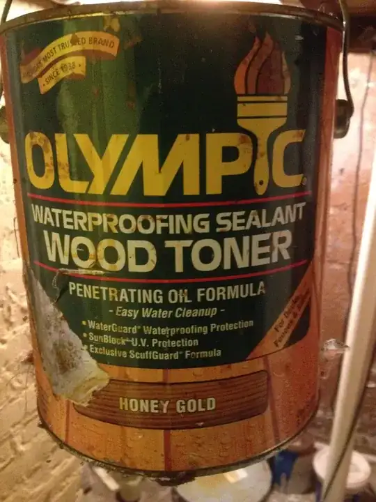 can of old sealant
