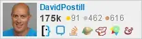 profile for DavidPostill on Stack Exchange, a network of free, community-driven Q&A sites
