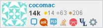 profile for cocomac on Stack Exchange, a network of free, community-driven Q&A sites
