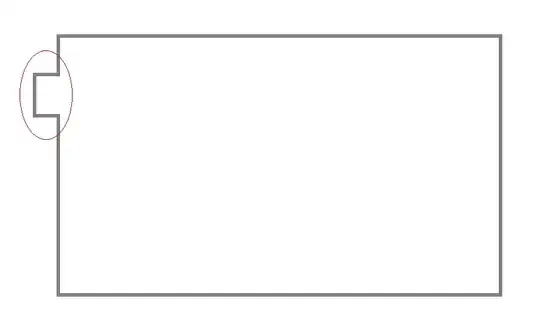 Rough sketch of the shape