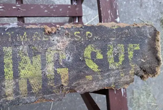 Zoomed in photo of sheet