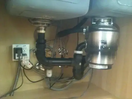 Garbage disposal on small bowl