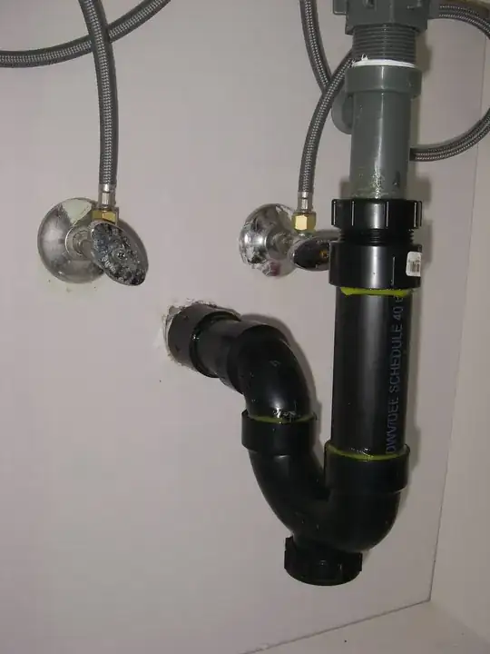 diagram showing parcel box resting on concrete block on gravel