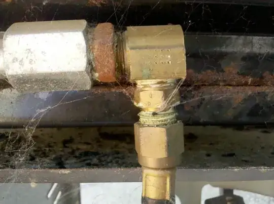 Regulator still attached