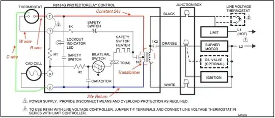 R8184G Wiring Schematic