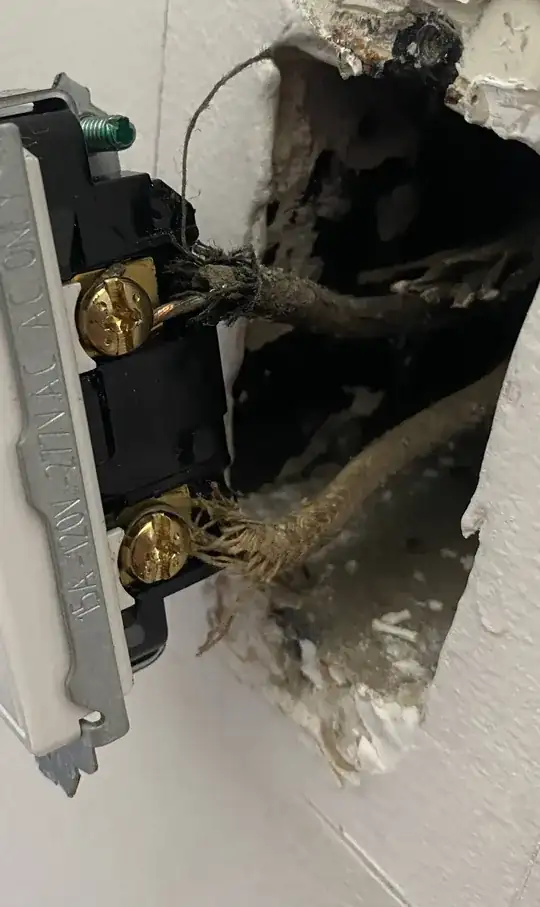 wiring at the switch