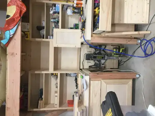 Crack where wall and ceiling meet