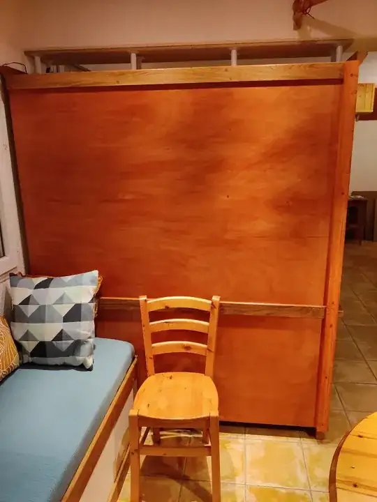 Back of stabilized shelf