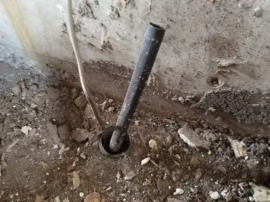 Picture of ATS label on inside door