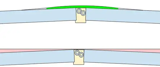 Illustration of the hallway with pipe retrofit/repair cross section