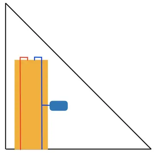 close angle of the brass drain to abs