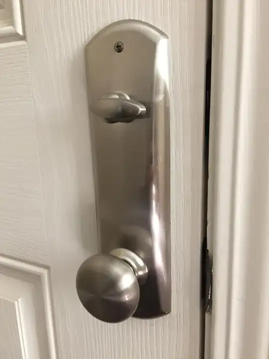 Interior of handle set