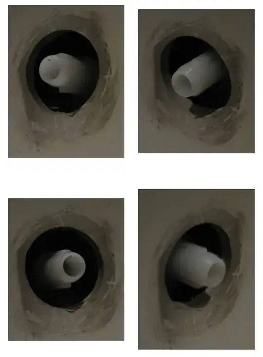 Looking at the place where there should be a button