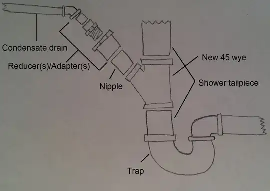 Condensate drain tie-in