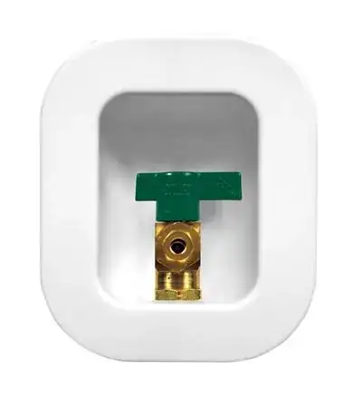 center burner with blue flames