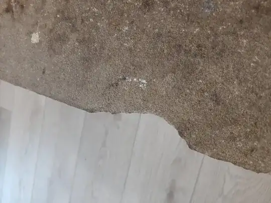 broken hearth from top