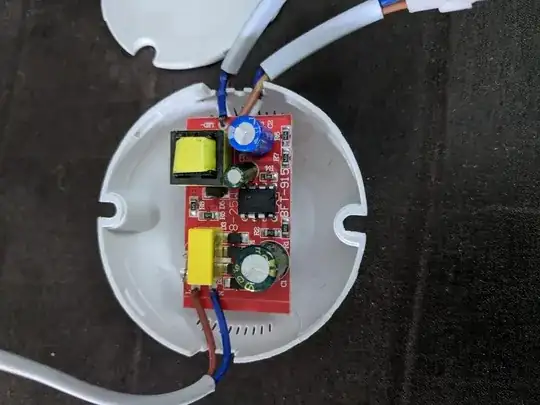 photo showing hole going underneath meter box