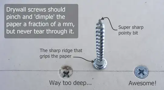 how to: drywall screws