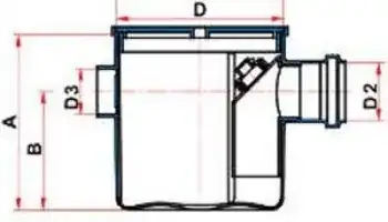 Water heaters with gap before chimney