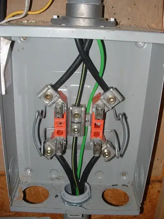 Inside meter base