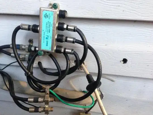 View from inside the attic