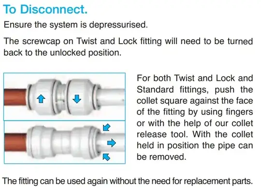 Connection of two beams showing green felt pad in between