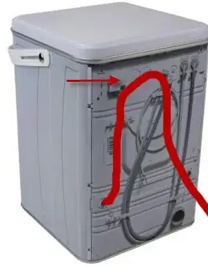 mains to cistern pipe with shredded washer