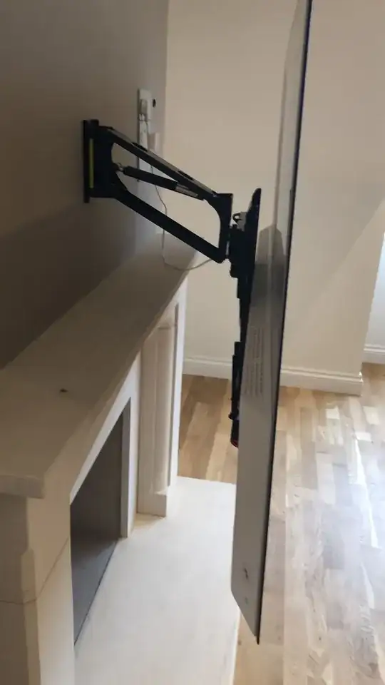 drop down tv mount
