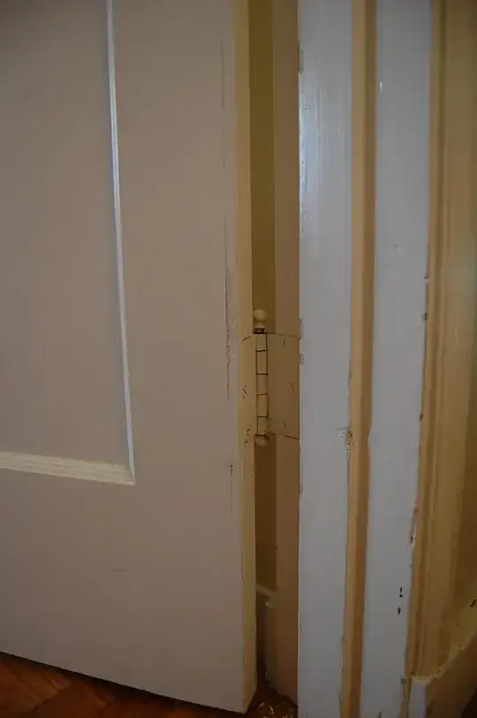 door too tight because of layers of paint