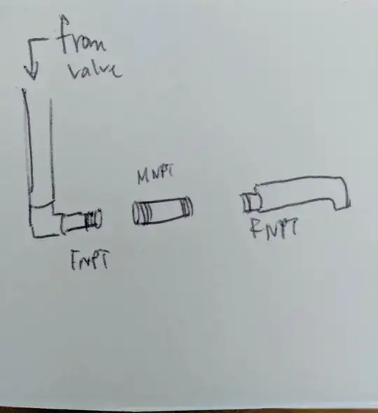 diagram of spout fitting