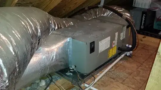 The wall anchors and screws used