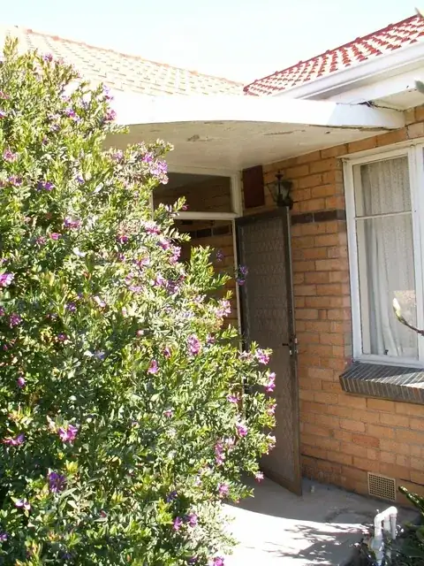 Distance view of porch