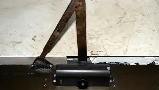 Photo of door closer