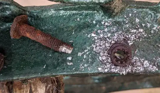 drilled bolt