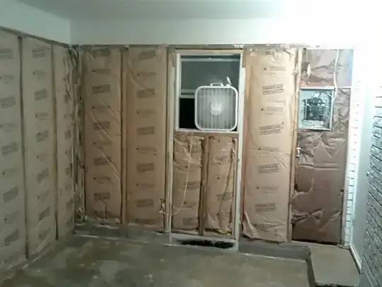 far wall with window