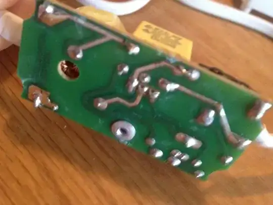 side photo of the faucet