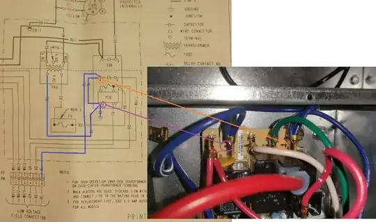 How the water softener hooks into the condensate line