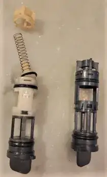 broken backflow part