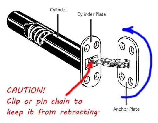 Adjust door tensioner